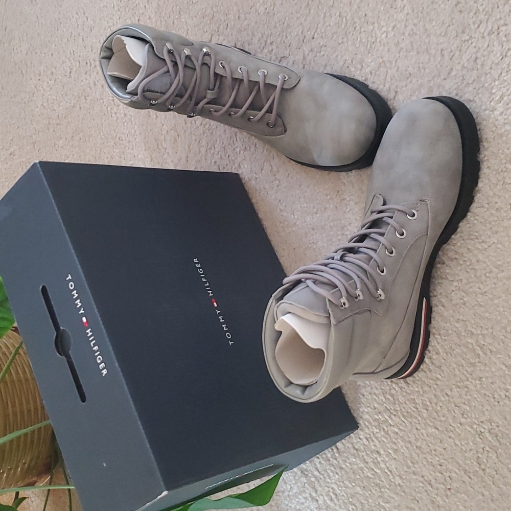 Tommy Hilfiger Combat Style Boots